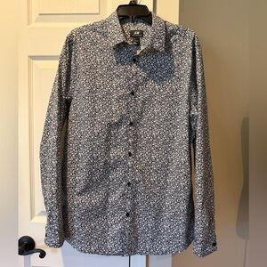 H&M Black and White Floral Men's Shirt